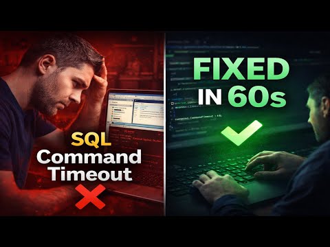 How I Fixed SQL Command (Query) Timeouts That Trips Most Devs !