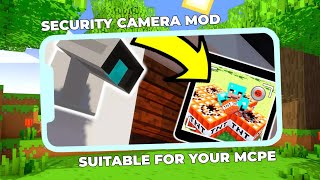 SECURITY CAMERA MOD FOR MINECRAFT PE TUTORIAL #minecraft #minecraftpe #youtube screenshot 2