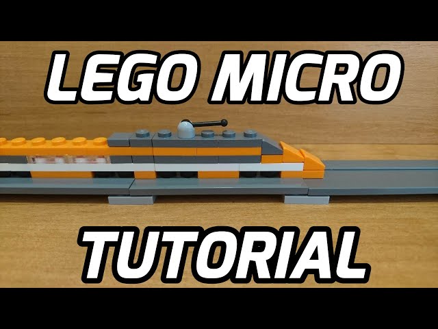 Micro TGV PSE – kit from LEGO® bricks – The Brickworms