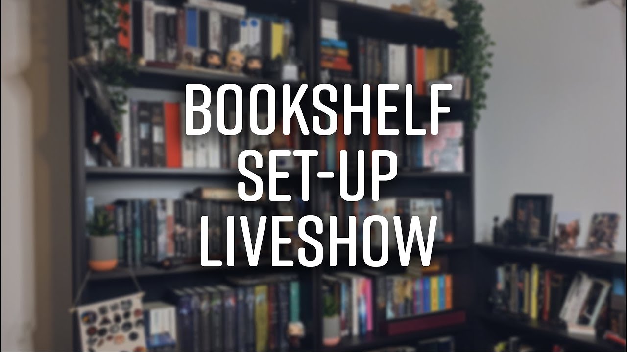 Bookshelf Set Up Livestream Youtube