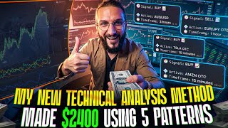 MY NEW TECHNICAL ANALYSIS METHOD — MADE $2400 USING 5 PATTERNS. BINARY OPTIONS TUTORIAL Profile