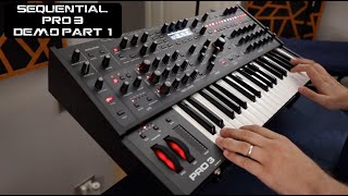 Sequential Pro3 Demo Part. 1 | No Talking |