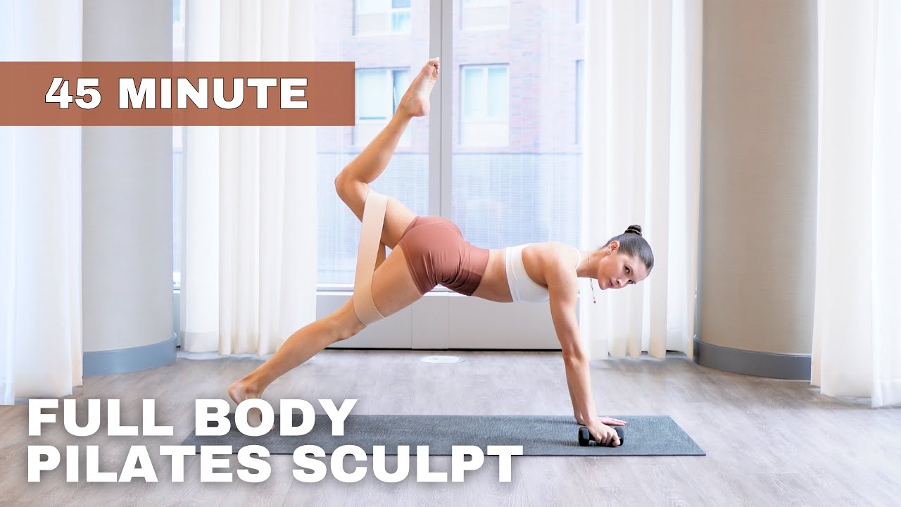 45 MIN FULL BODY PILATES SCULPT | No Repeats