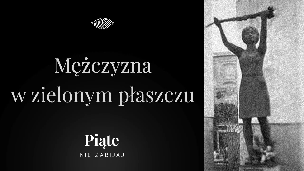Mężczyzna w zielonym płaszczu. Magda Sobczak #5NZ 194