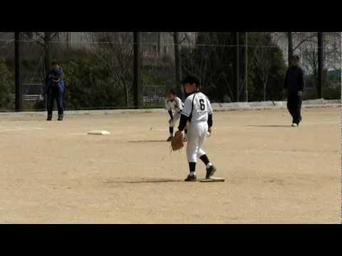 天翔（てんと）小３　2012/04/08　南落合小学校戦　2イニングス目