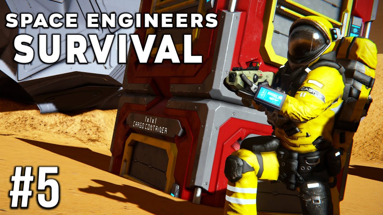 Space Engineers - Survival Ep #5 - SALVAGE Operations! - YouTube