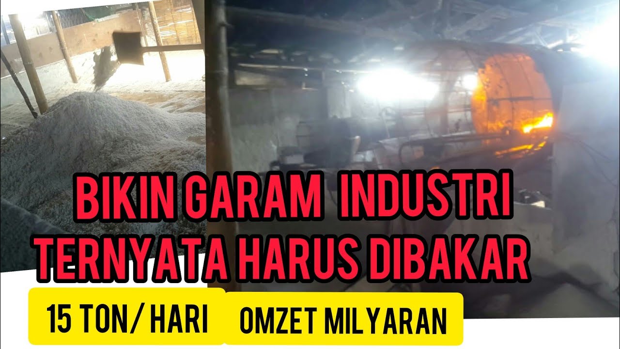 Cara membuat garam industri | Petani Garam Beromzet Milyaran per Bulan