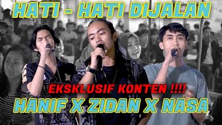 Download Lagu HATIHATI DI JALAN  - TULUS | LIVE MENOEWA ZIDAN NASA DAN HANIF HOKIBOYS MP3
