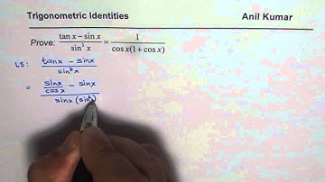 Trigonometric Identity MCR3U Test in Tan and Sine cube