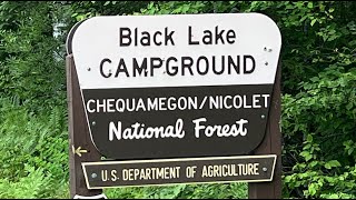 Black Lake Campground near Clam Lake, Wisconsin