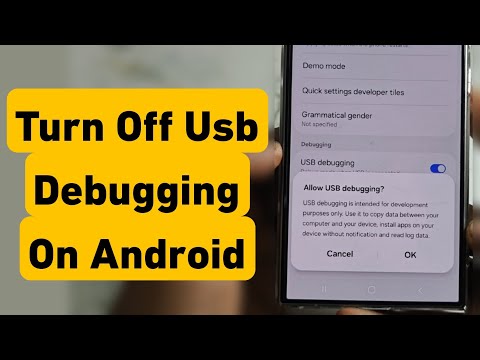 How To Turn Off Usb Debugging On Android | Usb Debugging Kaise Band Kare