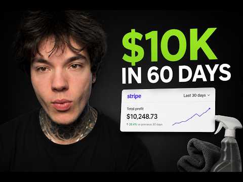 Watch Me Build a $10k/mo Remote Cleaning Business with $0 (live) thumbnail
