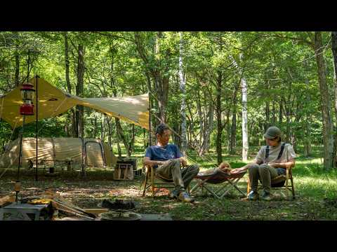 愛犬と夏の長野キャンプ｜夜空と自然を満喫｜cozy camping