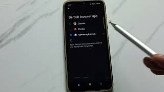 Samsung Galaxy A16 5G | How to Set Default Browser App to Firefox screenshot 4