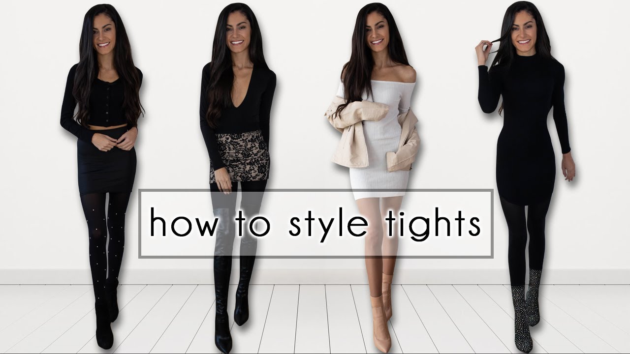 How to Style & Dress Up Tights | Alya Amsden