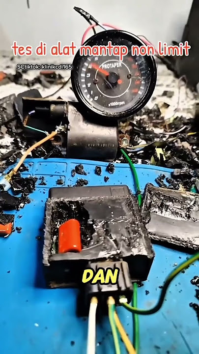 Test CDI motor yang telah di servis #modifikasi #otomotif #tipsandtricks #CDI #servis #perbaikan