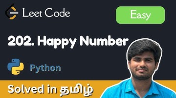 Happy Number | Leetcode 202 | Tamil | Python | Karthi Stucks At Code