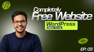 Completely Free WordPress Website within 12 min | Web Analytics Series EP-3 | adsproazizul