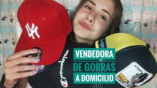 Vendedora de gorras a DOMICILIO /ASMR CASERO