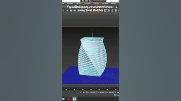 Speed Modeling a Quick 3D Parametric shape using Twist Modifier in 3dsmax #3dsmax #3dmodeling #3d