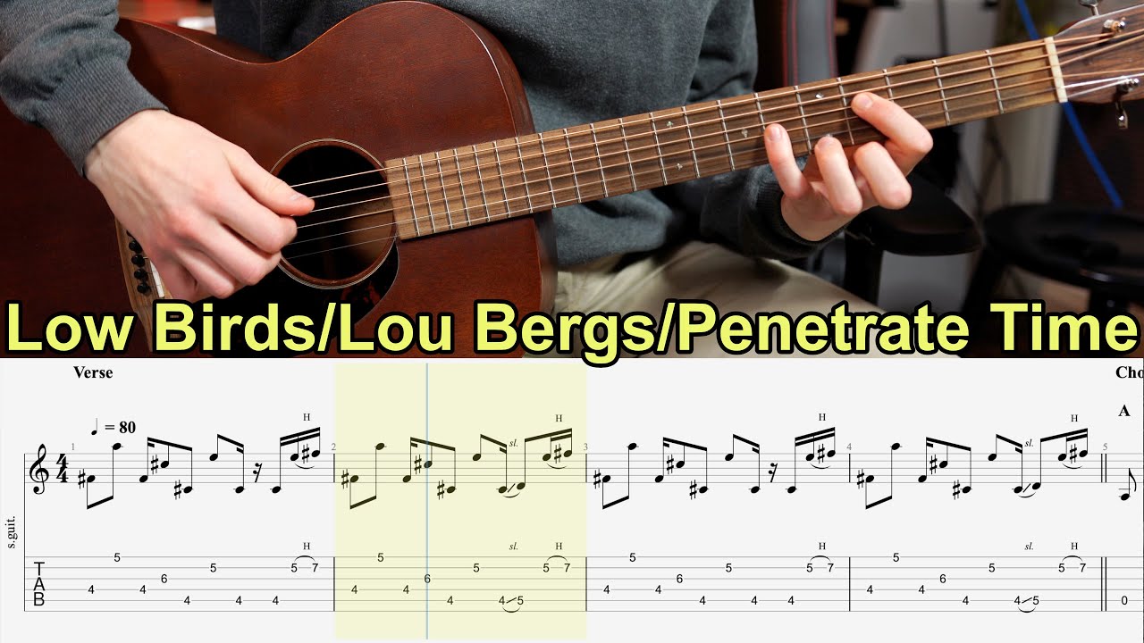 Low Birds/Lou Bergs/Penetrate Time - John Frusciante (Lesson)