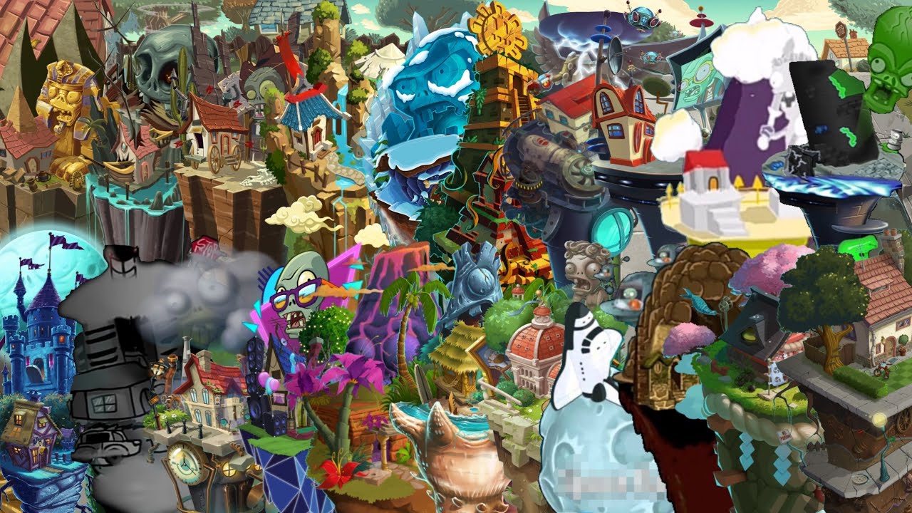 Plants vs. Zombies 2 - Ultimate Battle vs. All Worlds (Ultimate Battle Mashup) - | ItsAndreXtarYT