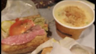 1st Reaction to POTBELLY SANDWICH SHOP Chicken Pot Pie Soup & The Wreck Sandwich  -  #3788