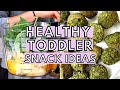 BEST HEALTHY TODDLER SNACK IDEAS | homemade &amp; store bought nutritionist approved snacks for toddler