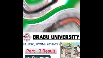 BRABU Part 3 Result 2019-22| BRABU Part 3 Result 2019-22 Date #shortsfeed  #shorts #brabu
