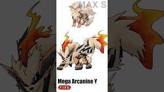 Mega Arcanine X/Y Pokémon Evolution TCG | AR Card by Max S #Shorts