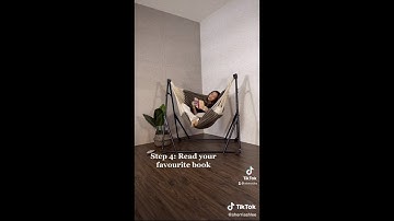 The new trend amongst new homeowners - Indoor foldable hammock + swing chair!