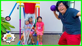 dunk tank challenge kids vs parents family fun activities