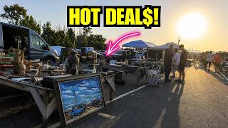 I Found Incredible Flea Market DEALS During a HEAT WAVE!