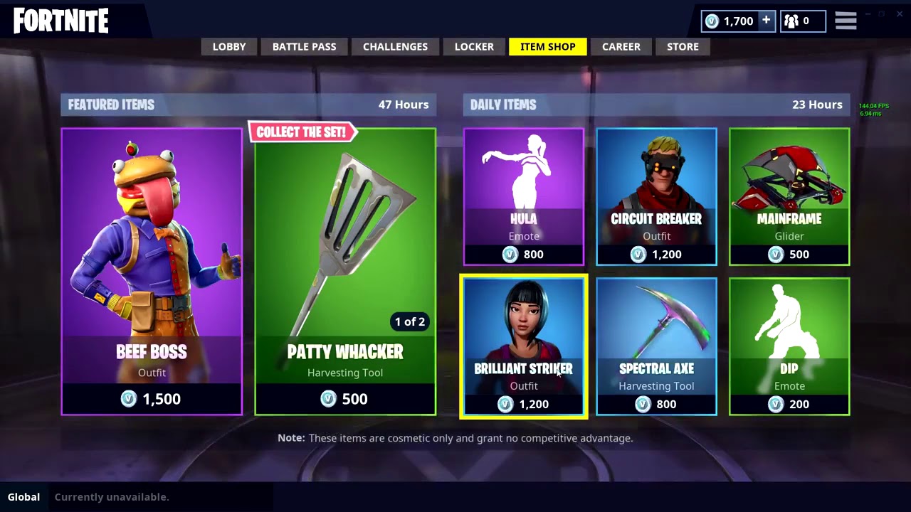 NEW BEEF BOSS SKIN Fortnite Item Shop August 10th 2018! Season 5 Daily Item Shop!