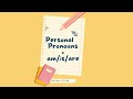 Personal pronouns + to be (am/is/are). Особові займенники в англійській мові.