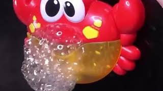 Crab Bubble Machine Bath Toy
