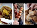 Hong Kong || Beef Curry, Shanghai Dumplings, Indonesian Satay Skewers, Shrimp Roe Noodles!