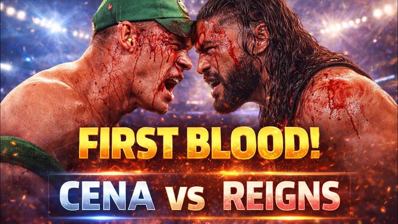 John Cena vs Roman Reigns FIRST BLOOD Match – Brutal WWE Dream Match