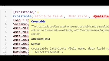 Data Unfolded: Mastering Crosstable in Qlik Sense