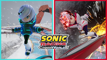 🌐 What if SAGE was in SONIC RIDERS! Sonic Racing: CrossWorlds 4K