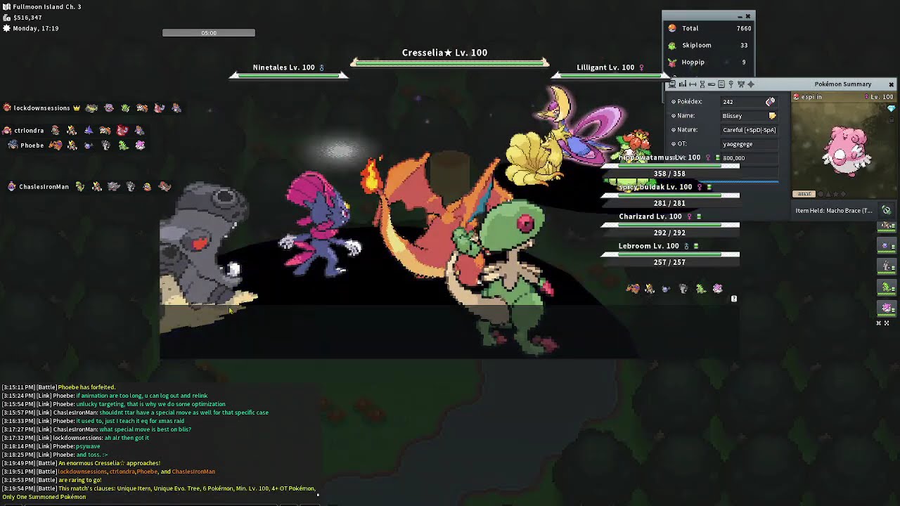 Great escape of bad luck - Cresselia