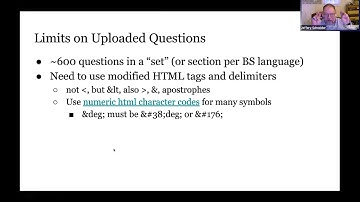 Session 76:  Writing and Uploading Question to Brightspace