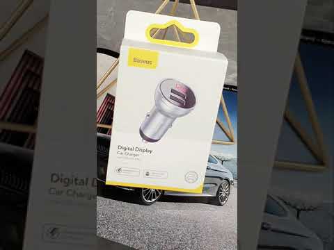Автомобильное зарядное Baseus Digital Display Dual USB 4 8A 24W