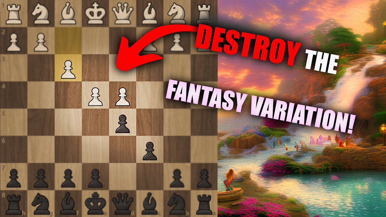 Play the Fantasy Variation against the Caro-Kann (3h and 50min Running Time)