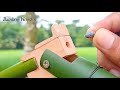 Diy slingshot  nail slingshot with bamboo