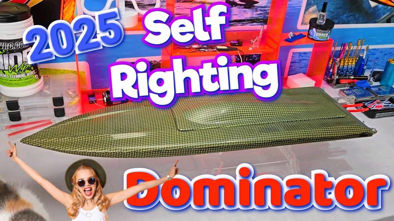 Self Righting Rc Boat Oxidean Marine 2025 Self Righting Dominator Demonstration 