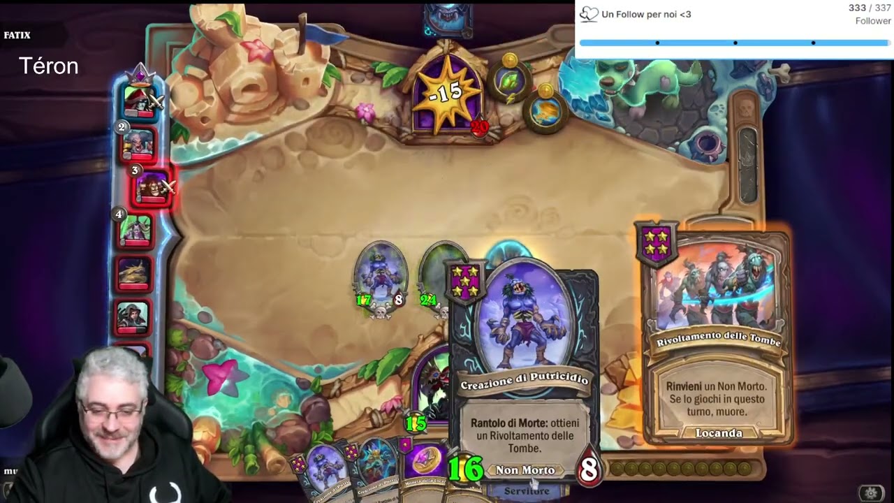 Tèron Primo Easy Non Morti Hearthstone Battleground ITA