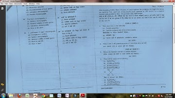 B.Sc. 2 year// Chemistry paper-1 in PDF//Mlsu//2014