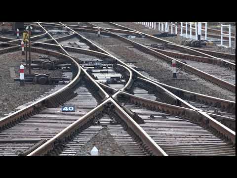 鉄道　ポイント切り替え 解説付】レアな分岐器・特殊な分岐器と通過シーン3 - YouTube