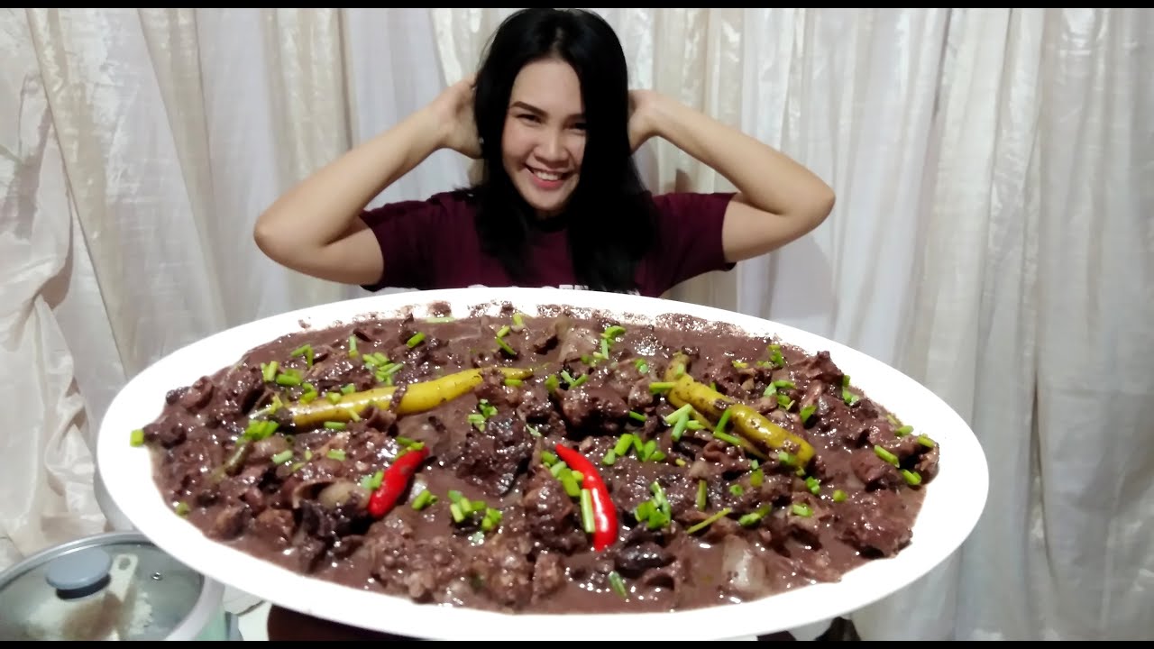 Pork blood stew with coconut milk { dinuguan Na may gata } YouTube